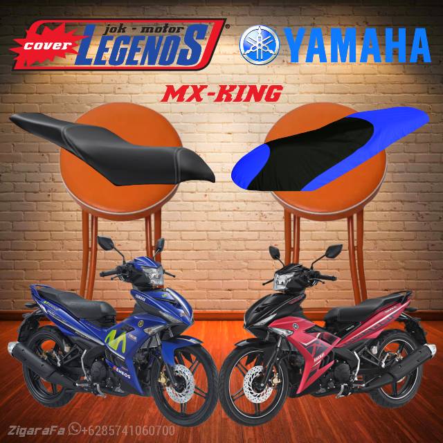 Cover Jok JUPITER MX-KING 150 Waterproof / Sarung Mantel Jok Motor Standar / Modifikasi