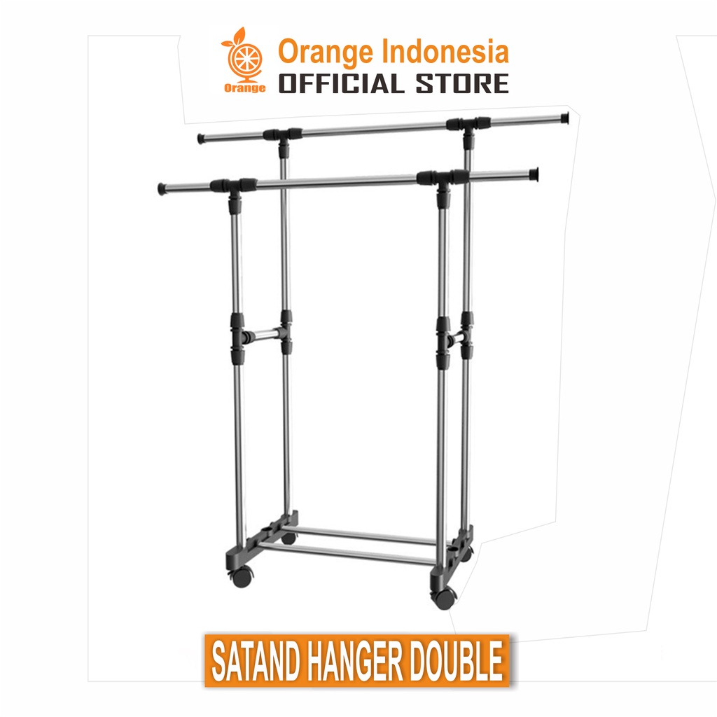 Stand Hanger Double Serbaguna Stand Hnger Baju Gantungan Pakaian Serbaguna SGYJ- 2