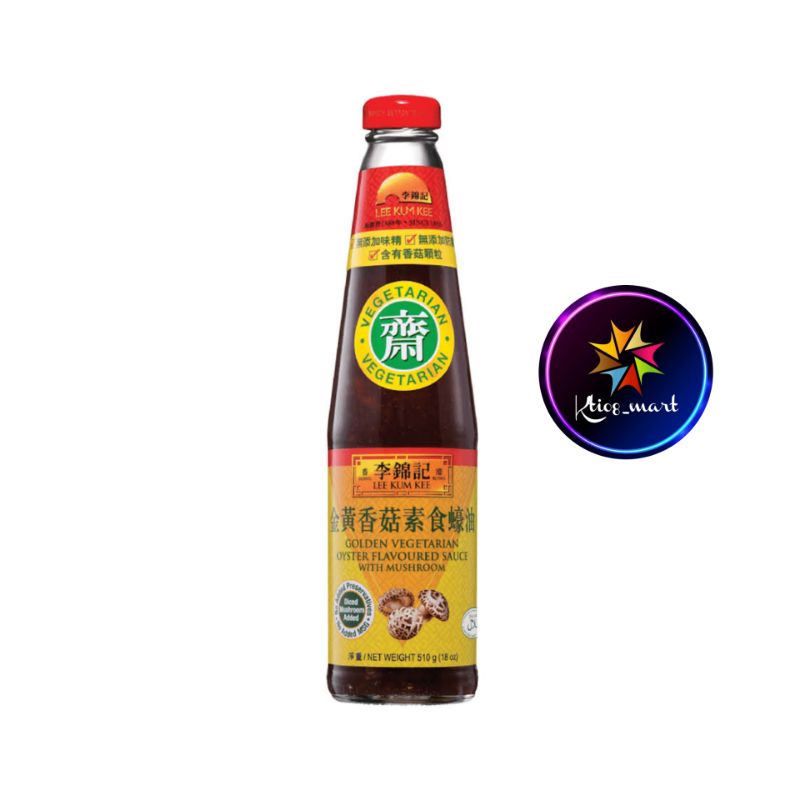 

Lee Kum Kee Vegetarian Mushroom 510gr/Saus tiram/import