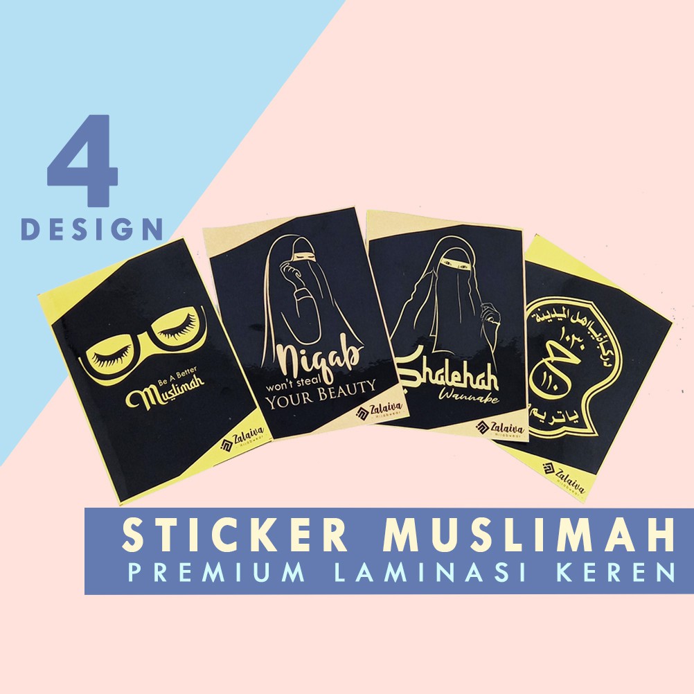 Jual Stiker Muslimah untuk yang Hobi Koleksi Penggemar Niqab Akhwat ...
