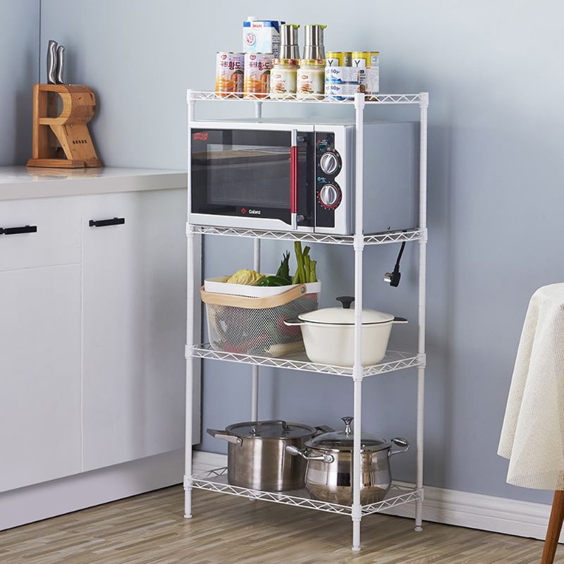 Krisbow Rak Besi 4 Tingkat - Putih
