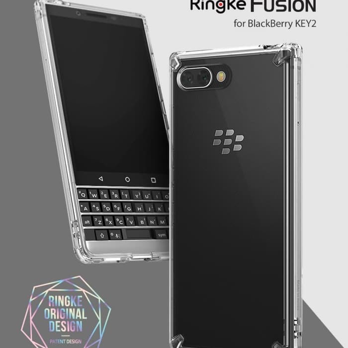 Rearth ringke fusion casing for Blackberry Key2 - Putih