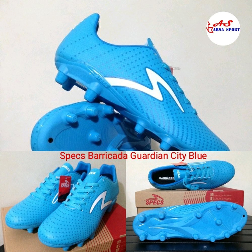 Sepatu Bola Specs Barricada Guardian City Blue Sepak Bola