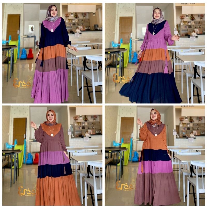 hye jin dress by erce/erce production /gamis ori /gamis branded /gamis syari