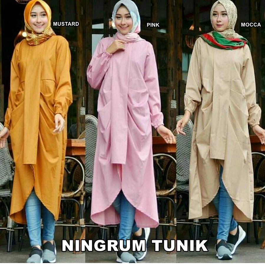 BAJU WANITA MURAH NINGRUM TUNIK BAJU WANITA GROSIR TANAH ABANG