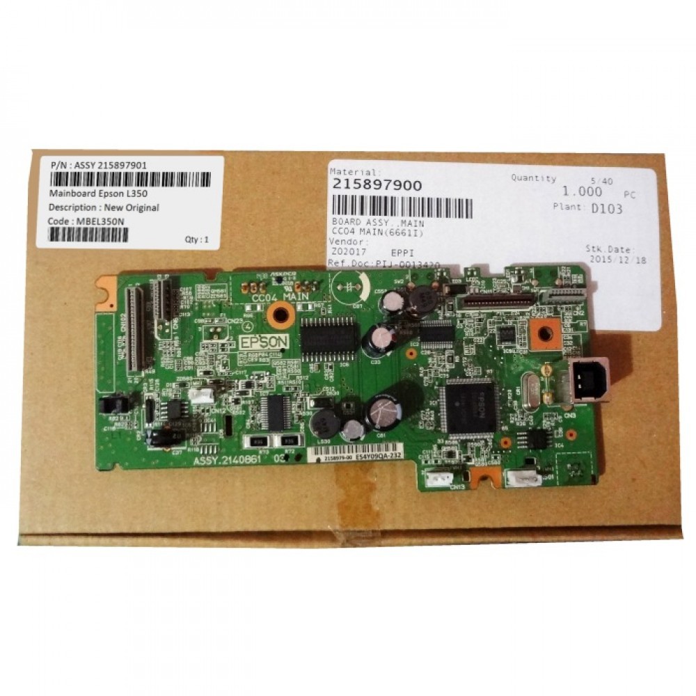 Mainboard Motherboard Printer Epson L350, Mainboard Epson L350, Logic Board Printer Epson L350 New