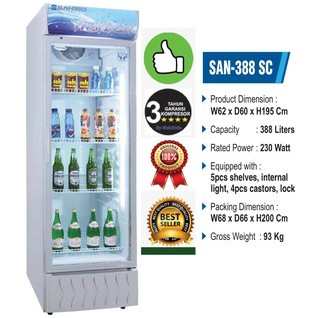 showcase sansio SAN-388 SC 388 Liters 230 Watt