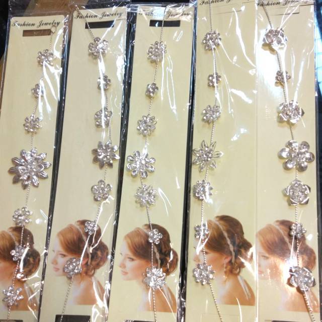 Ornament hairpiece sirkam lentur hiasan rambut dan hijab Ornament hairpiece sirkam lentur hiasan rambut dan hijab