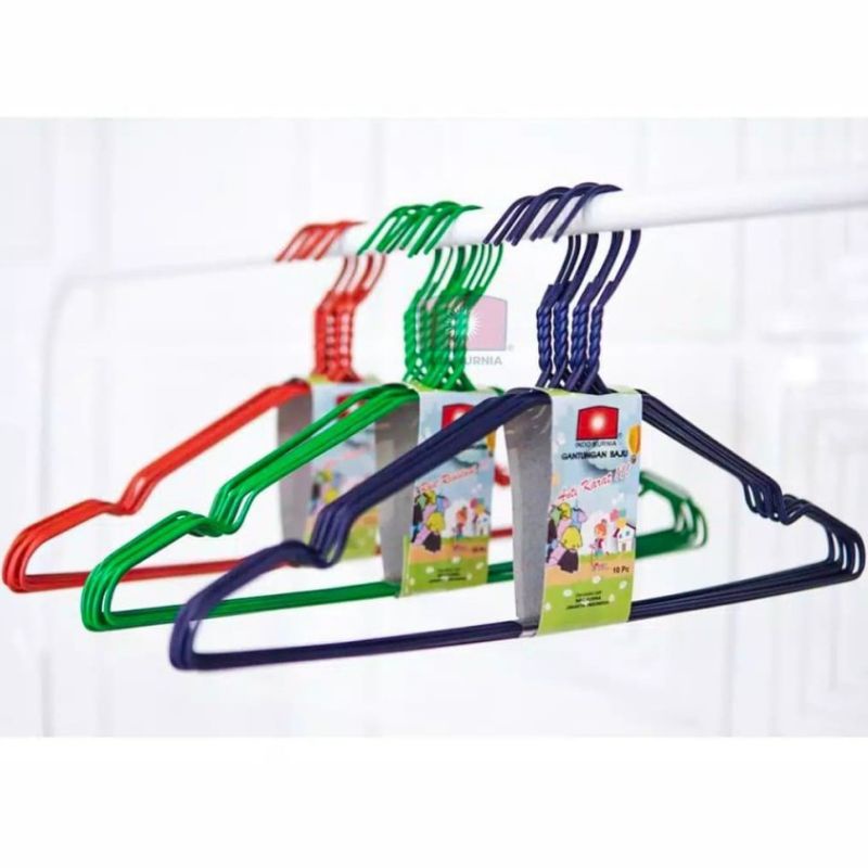 Hanger Kawat Indo kurnia isi 10hanger