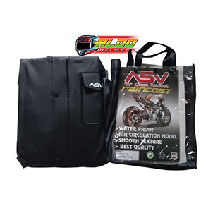 JAS HUJAN ASV BLACK ORIGINAL RAINCOAT MOTOR TERBARU RAINCOAT TERLARIS JAS HUJAN STELAN