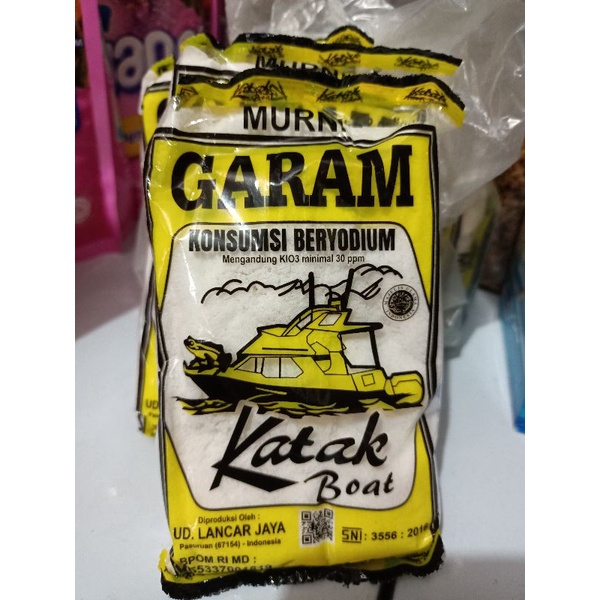 Garam Konsumsi Beryodium/Katak Boat/Netto 150 gr