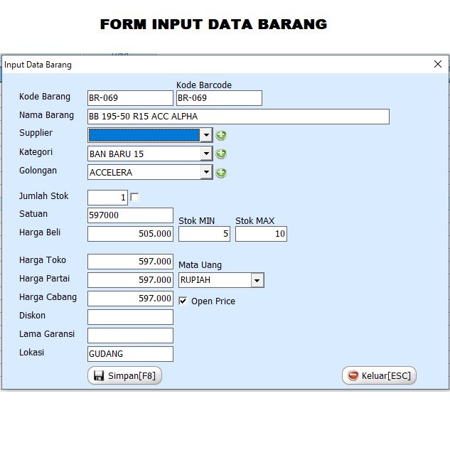 software program kasir toko bengkel showroom dan sparepart best seller