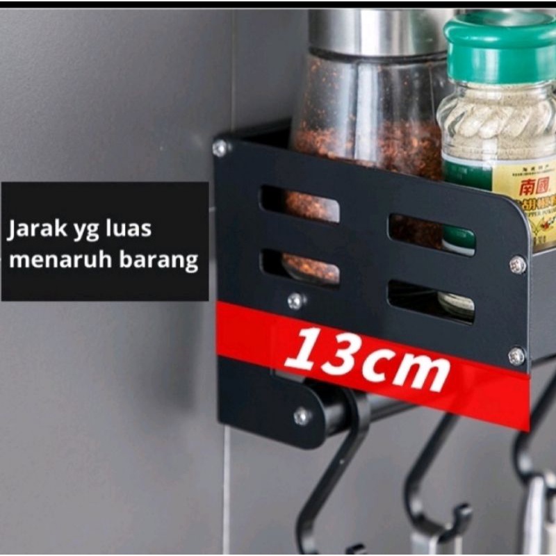 rack dapur dinding/rak bumbu gantung