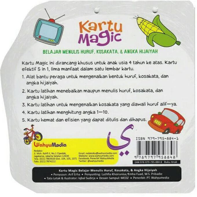 Order Kartu Magic Belajar Menulis Huruf, Kosakata, & Angka Hijaiyah Berkualitas