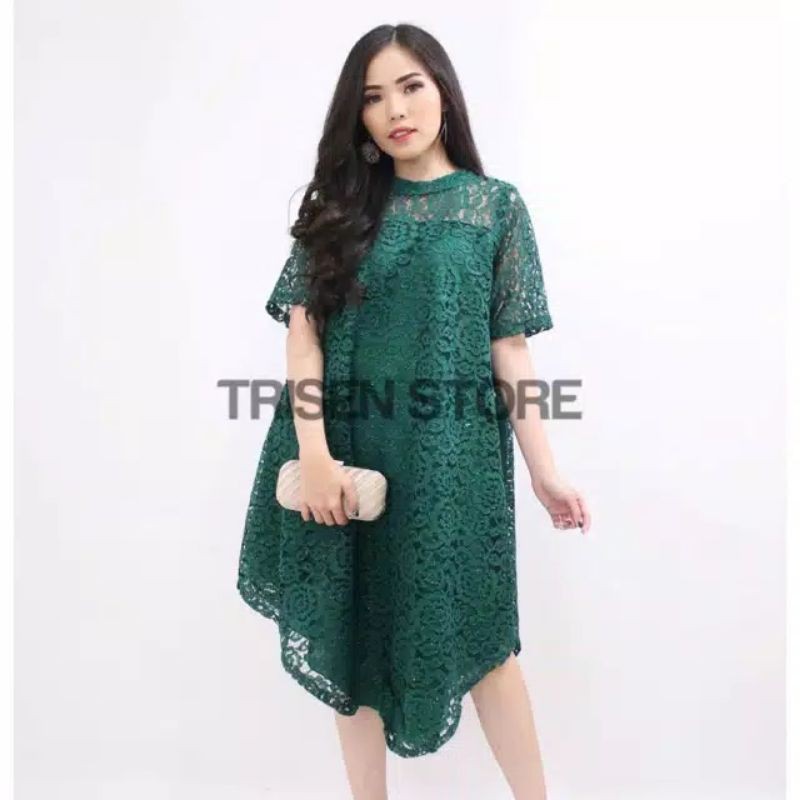 Tunik brukat / brukat tunik / brukat dress