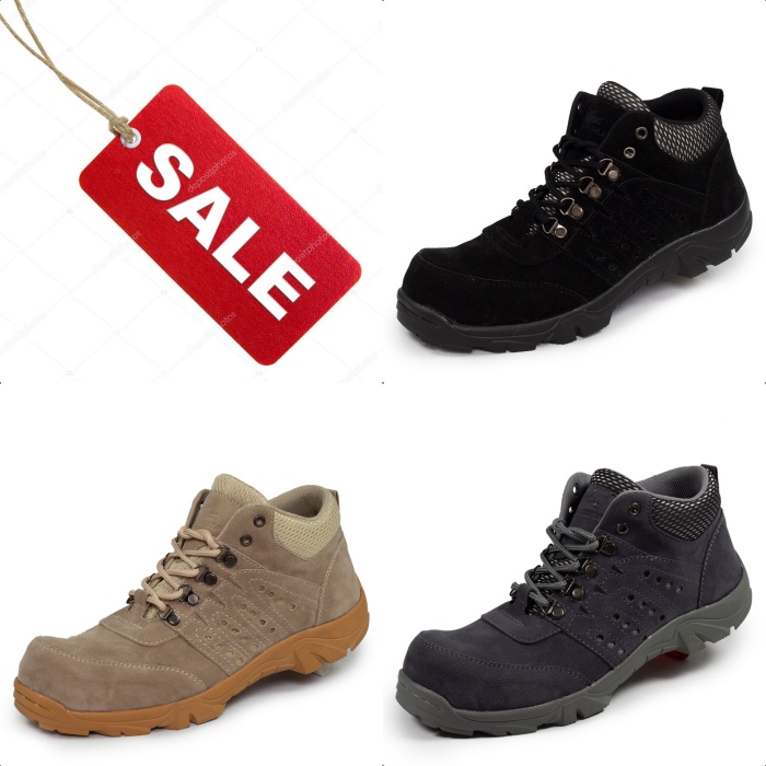 SEPATU SAFETY PRIA OUTDOOR TRACKING, HIKING KERJA LAPANGAN CROCODILE LARMAN LOWW SKYWAY ORIGINAL