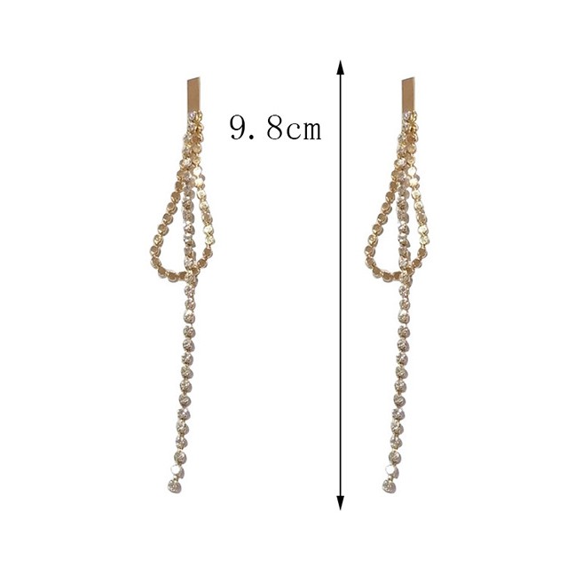LRC Anting Tusuk Fashion Diamond-studded Earrings F4879X
