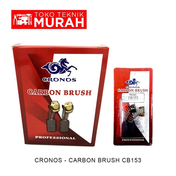 Cronos Carbon Brush CB153 Borstel CB 153 Isi 10 Pasang Arang Bostel