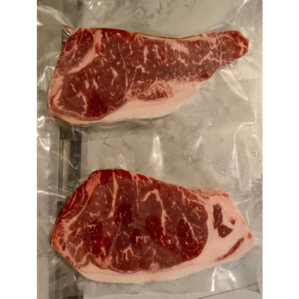 

US Prime Striploin MB-5 Beef Steak / Daging Sapi Striploin Premium 200gr