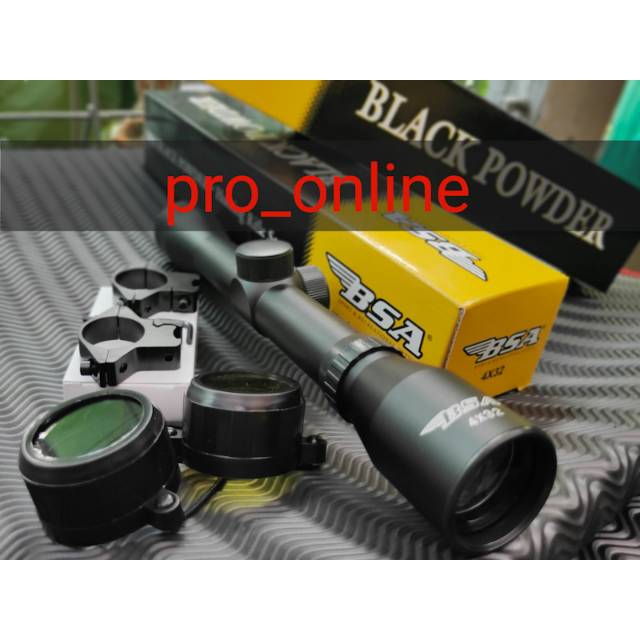 Teleskop BSA 4x32 telescope universal all tipe sengin
