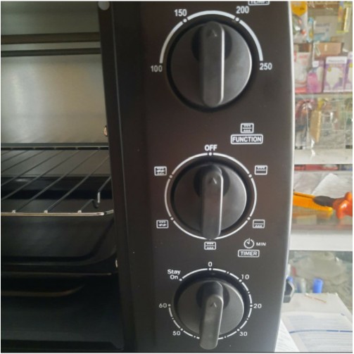 Cosmos Oven Listrik 23 Liter Low Watt CO-9923 23L CO9923 BBQ Rotiserie