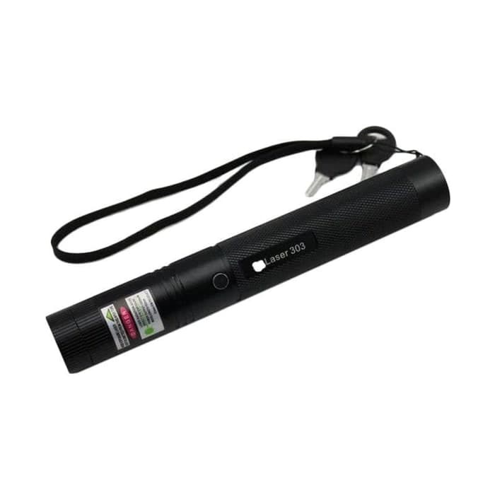Green Laser Pointer Recharge 303 - Baterai Cas