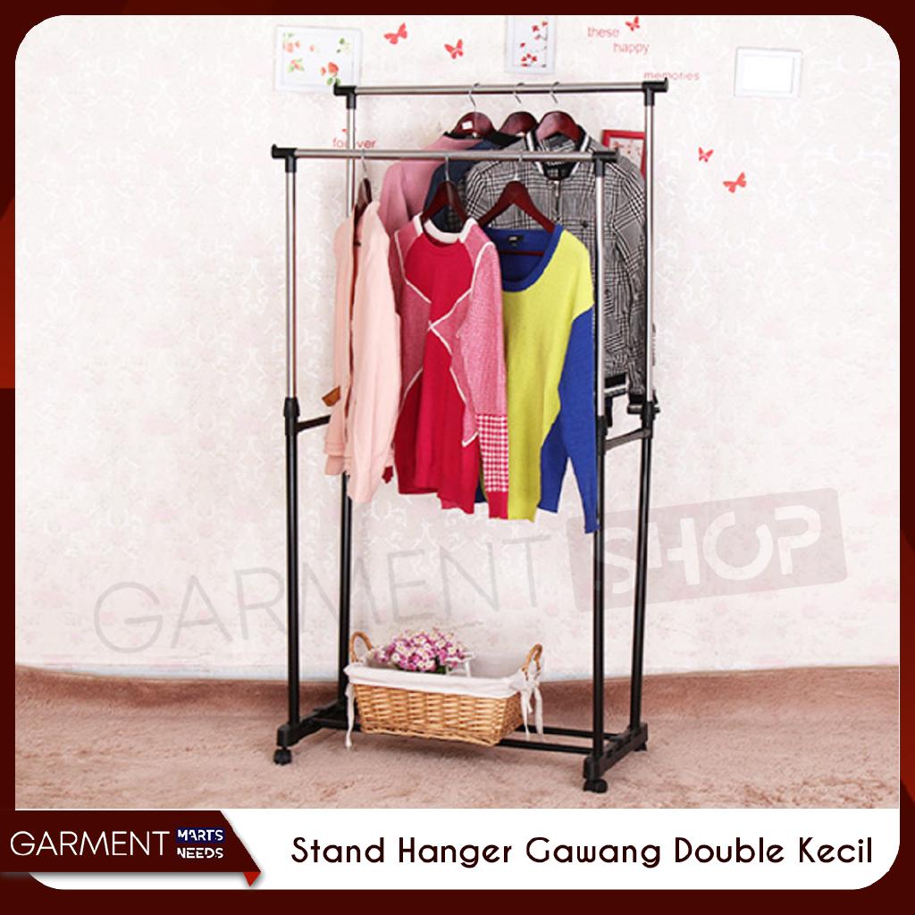 Rak Gawang Stand Hanger Gawangan Jemuran DOUBLE MURAH ...