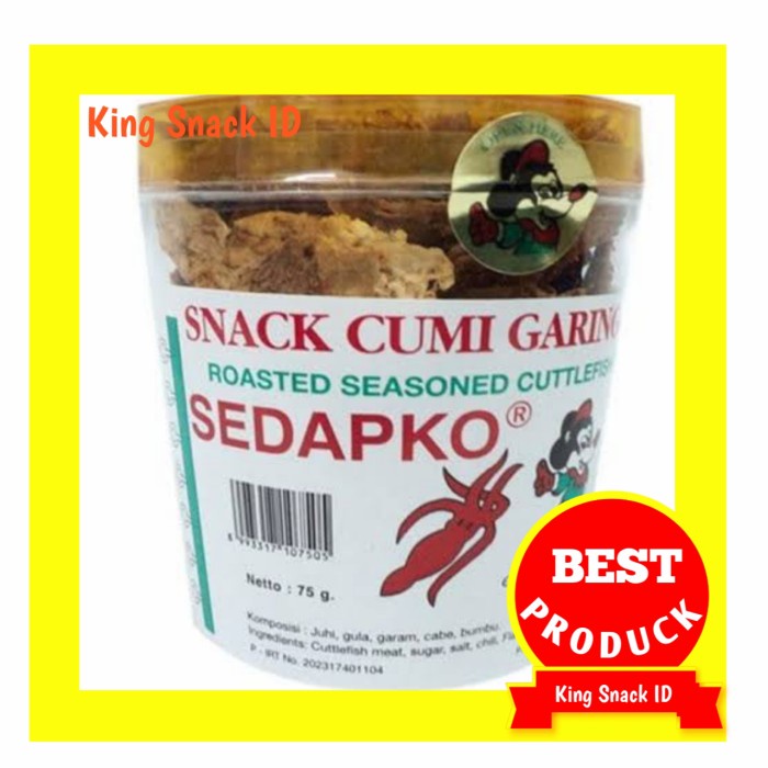 

Abon Juhi Garing Sedapko 175 Gr / Snack Cumi Juhi Garing Harga Grosir