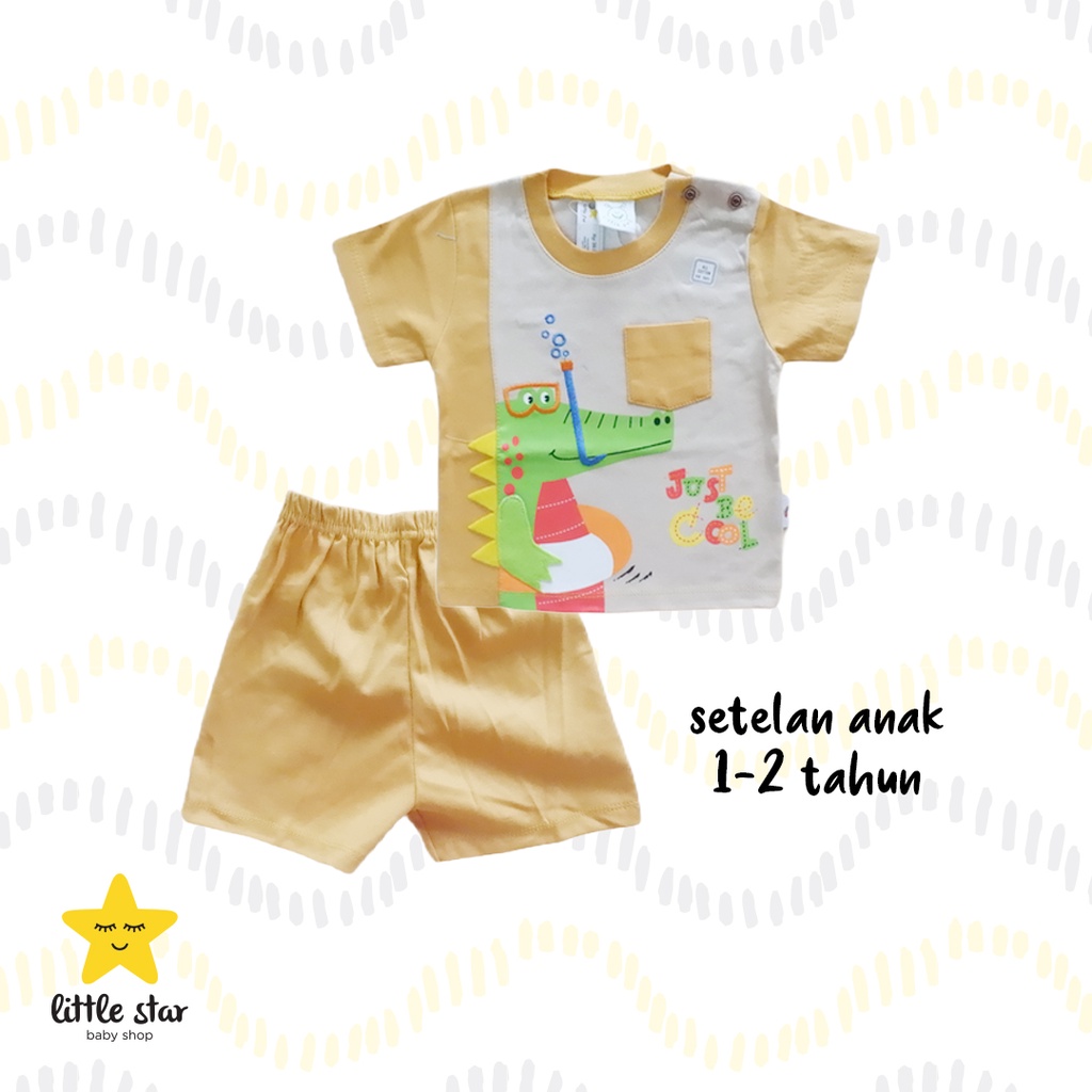 Little Ant Setelan Anak Cowok | Kaos Celana Anak Cowok | Setelan Bayi Cowok