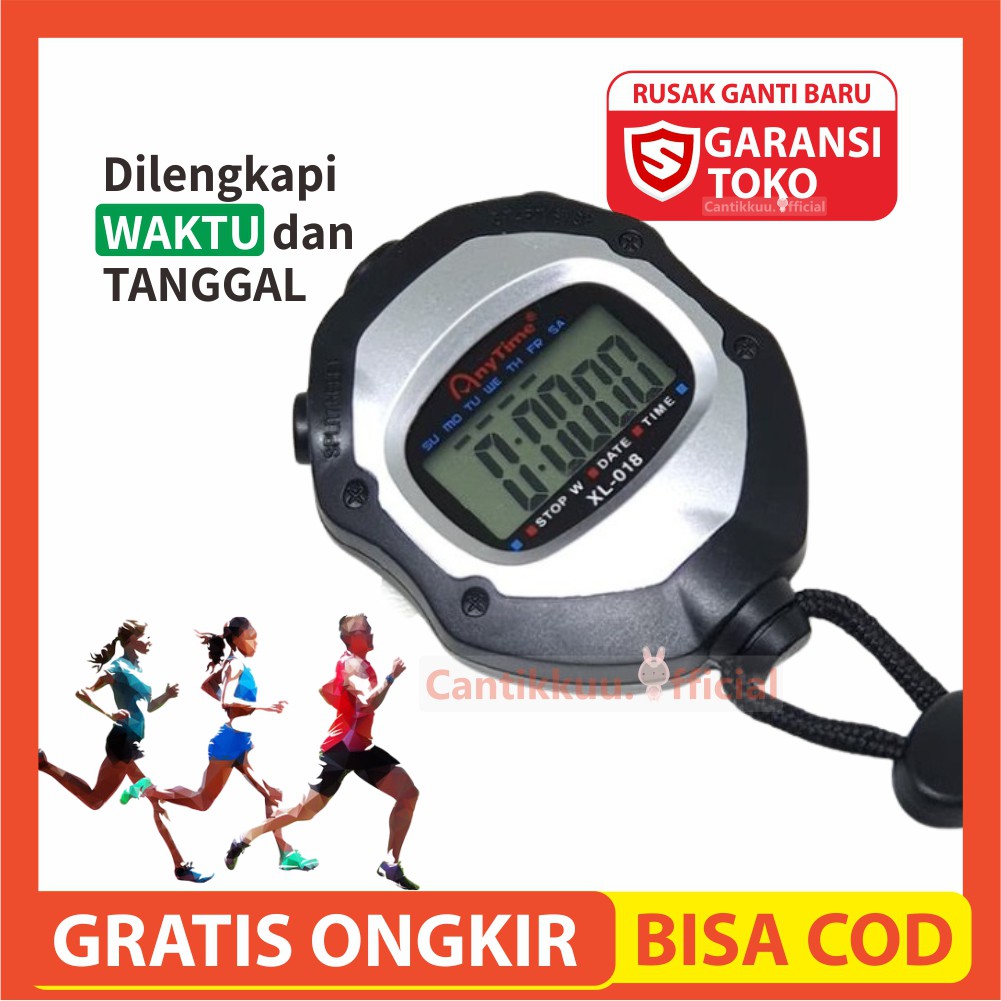 [COD] STOPWATCH OLAHRAGA STOPWATCH DIGITAL LCD STOPWATCH DIGITAL ANYTIME XL-018