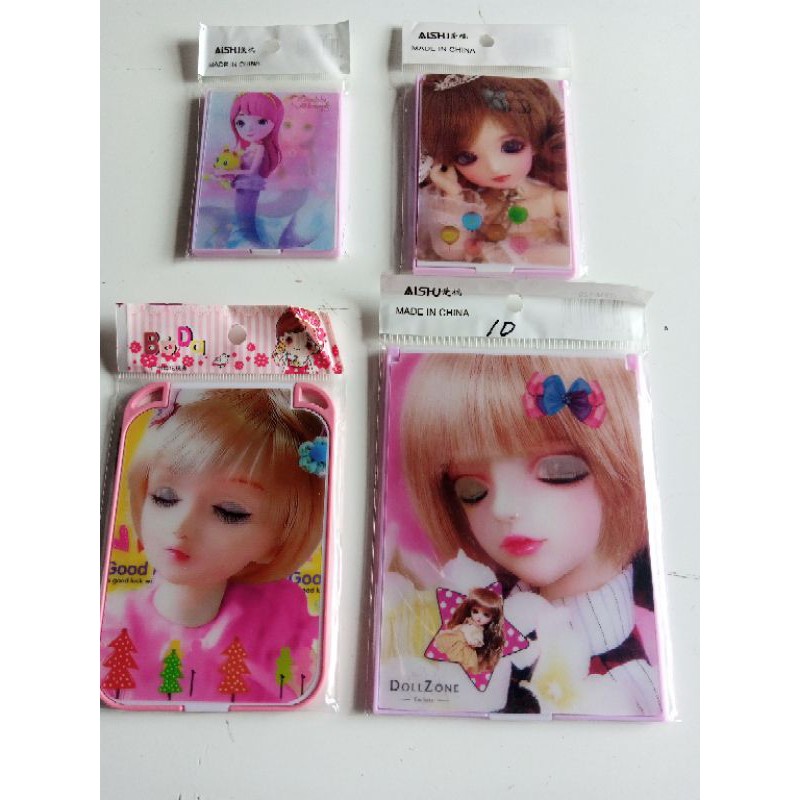 kaca rias lipat/cermin make up lipat