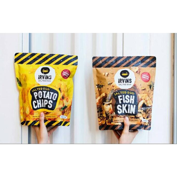 

Irvins Salted Egg Potato Chips 230 Gr | Irvin