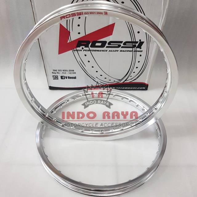 VELG JARI ALUMINIUM V.ROSSI 1.40 / 1.60 ring 17 1set sepasang 2pcs