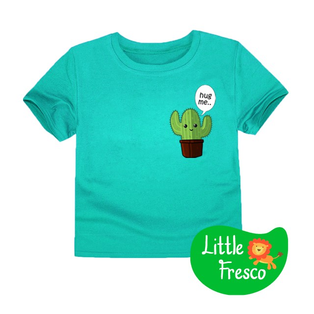 LittleFresco - Kaos Anak Hug Cactus Hijau Muda