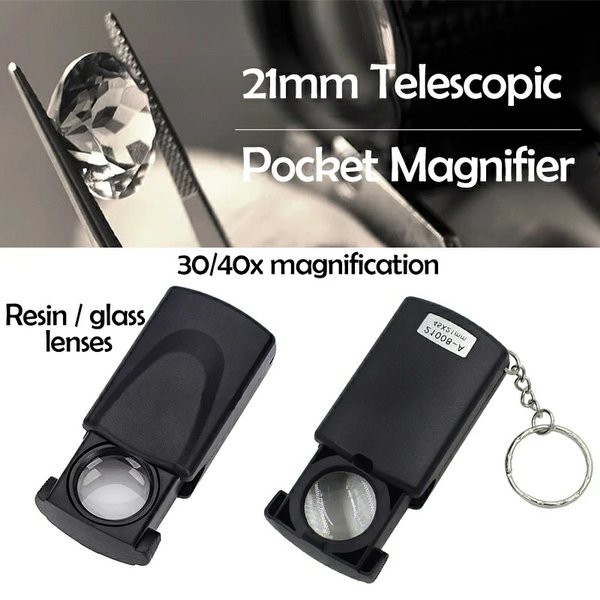 Kaca Pembesar Batu dan Permata Zoom Ful Type Jewelry Magnifier MG21008