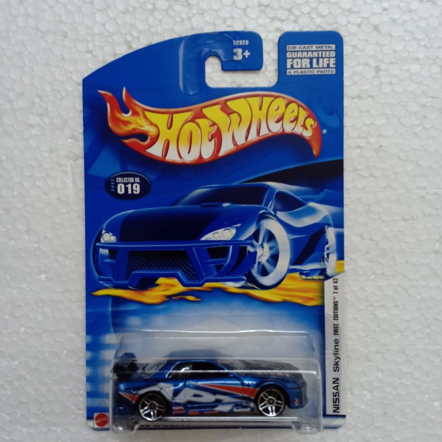 Hotwheels Nissan Skyline First Edition 2002 R32