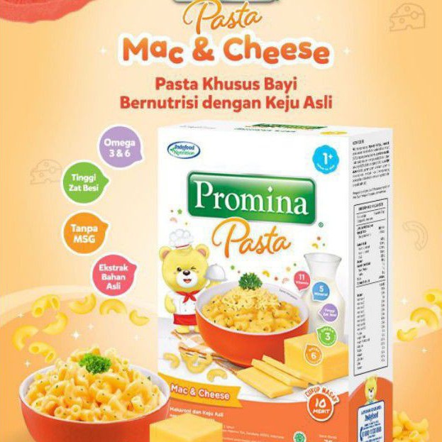 PROMINA Pasta Mac and Cheese / Promina Pasta 1y+ / pasta keju / Bale Abon