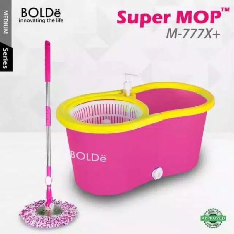 BOLDE Super MOP type M-777X+/Unicorn(Botol Sabun + Drainase)