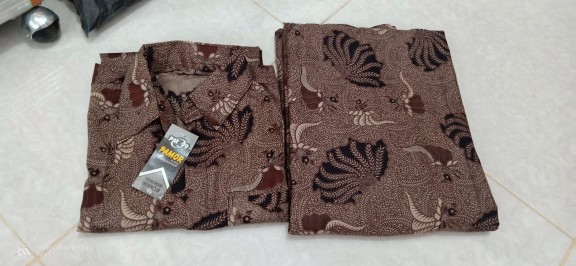 Batik Couple Keluarga Sania Ruffle Ori Ndoro Jowi Dnt