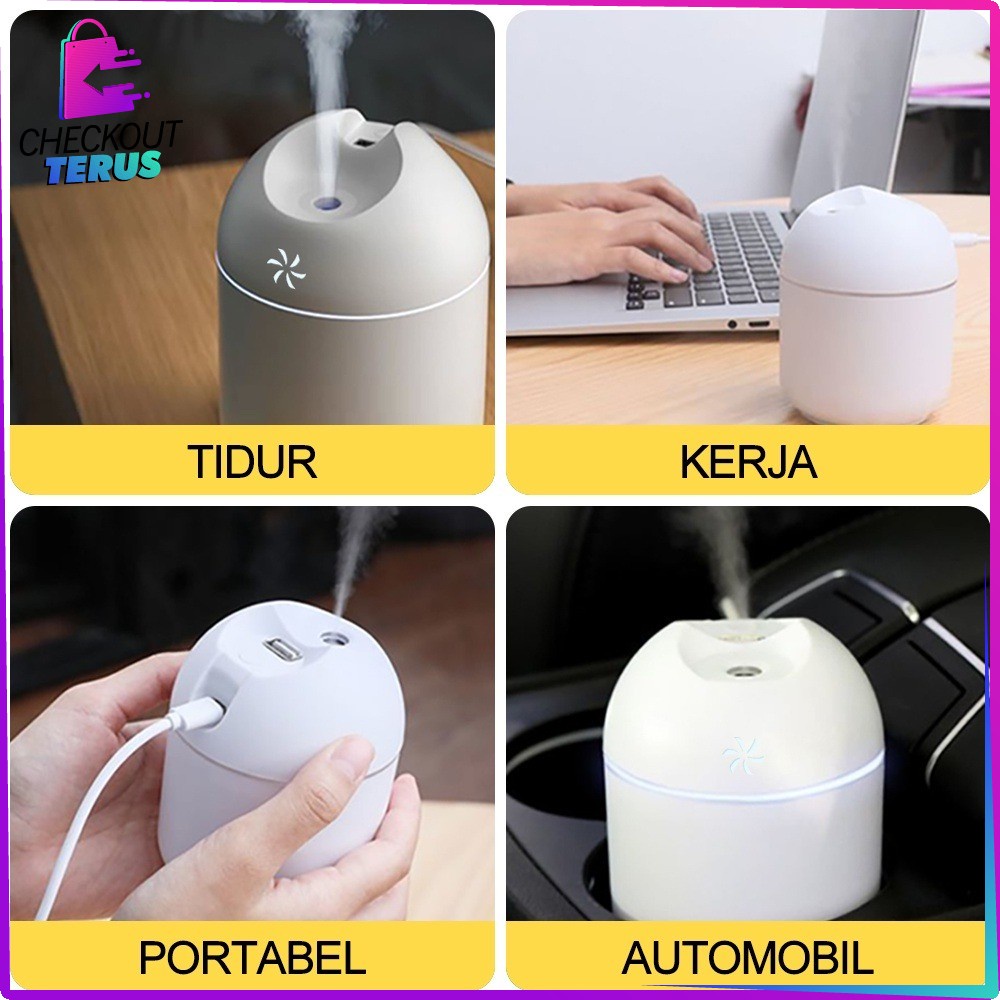 CT C430 Pelembab Udara Purifier Aromatherapy Essential Oil Difuser USB Air Kecil Portabel Air Aroma Mini Humidifier Diffuser