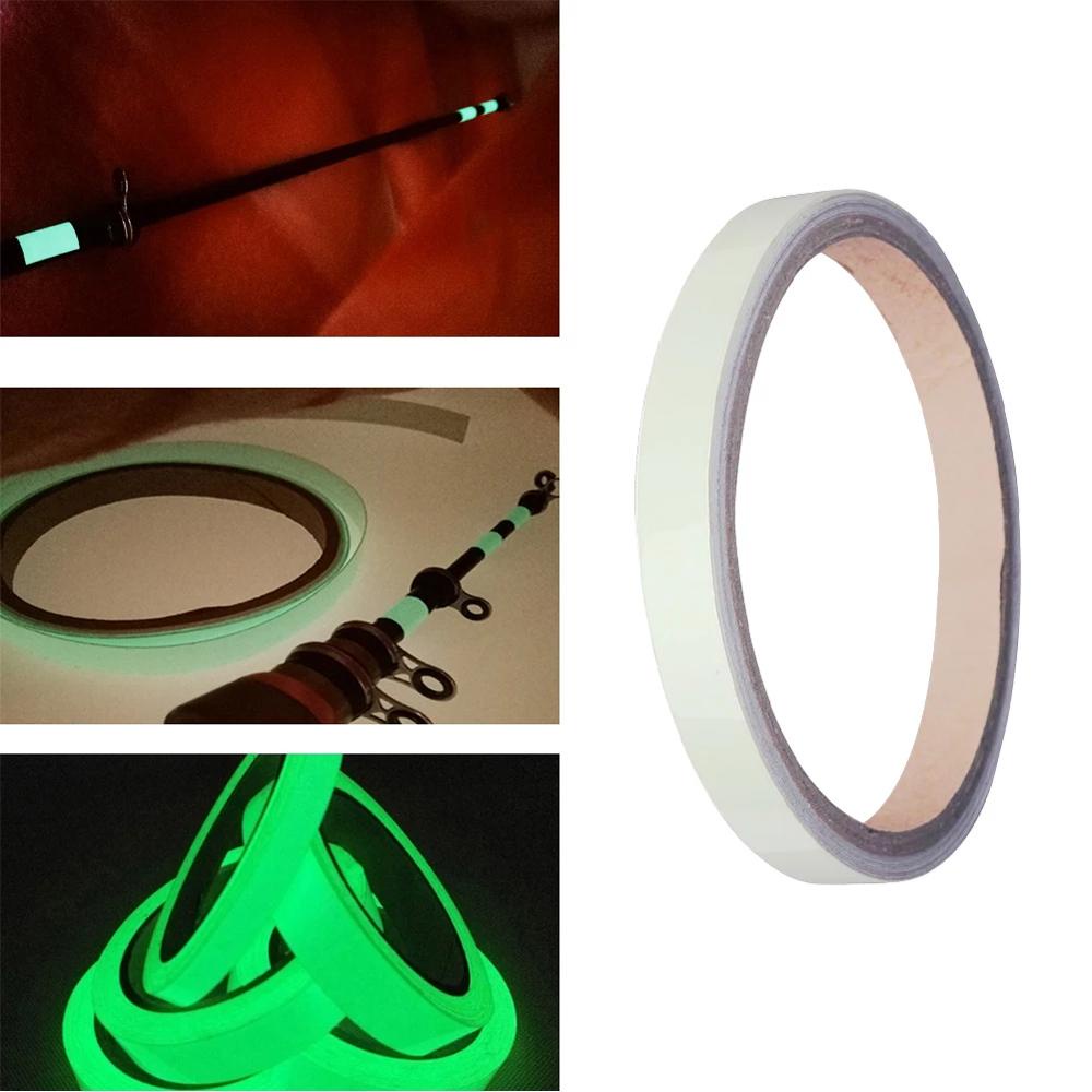 NICKOLAS1 Luminous Stiker Neon Tape Alat Pancing Pancing Perban Glow Gelap Self luminous Strip Luminescent Glow Tape Perekat Diri