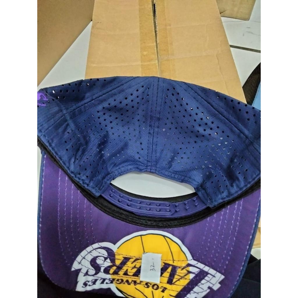 Topi Lakers Los Angels Topi Baseball Pria NBA Import Mirror ORI