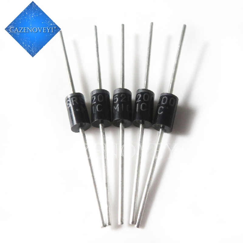 20pcs / lot SR5200 SB5200 Schottky Barrier Rectifier Diode 5A 200V DO-201AD / DO-27