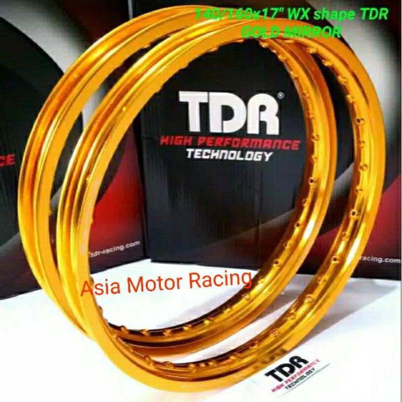 Velg TDR Ring 17 160x185 Pelak TDR - Pelek TDR - VELG TDR - Velg Jari Jari Ruji TDR -W Shape Kotak