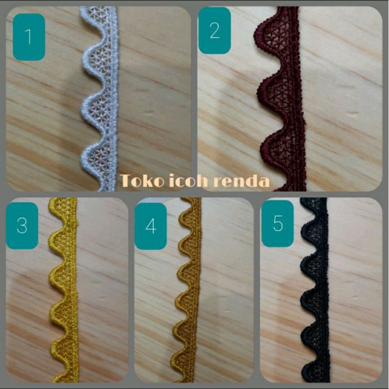 Renda gyper varian warna (permeter)