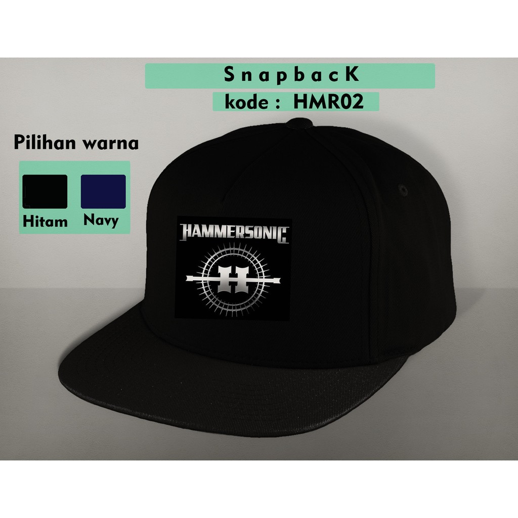 Topi hammersonic / snapback hammersonic 2016