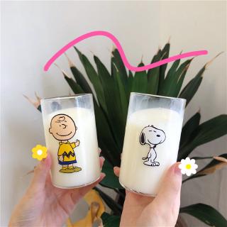 Cangkir Minum Motif Gambar Kartun Snoopy Model Transparan Cangkir Minum Motif Gambar Kartun Snoopy Model Transparan