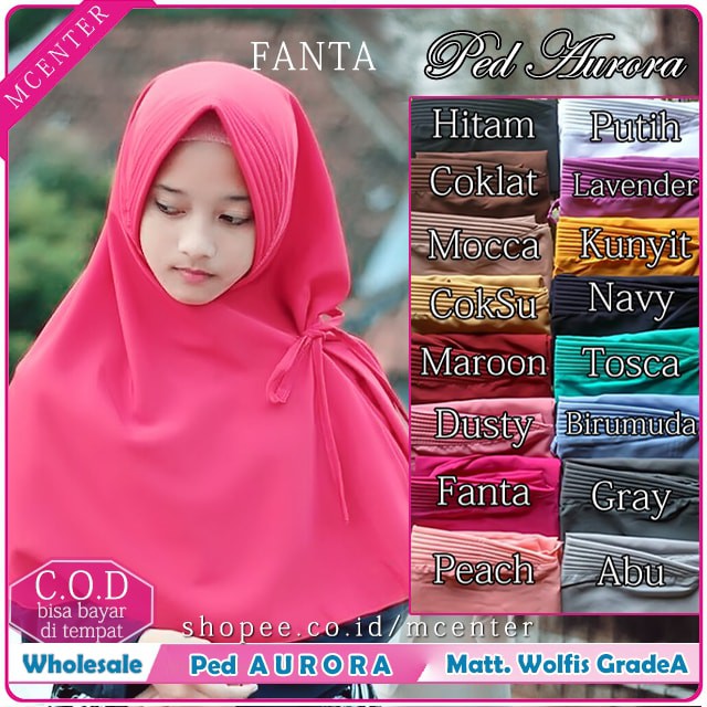 BISA COD Jilbab Instan Najma 1 Slup Praktis Model Cantik Instant Pad Anti Tembem Antem