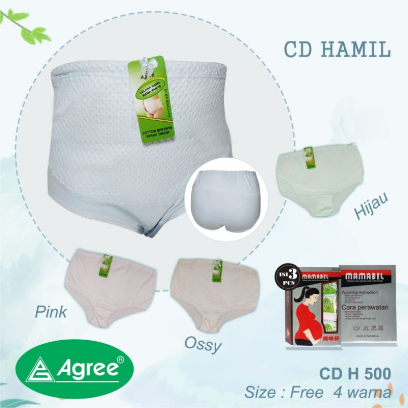 3pcs Celana Dalam Wanita Agree Hamil, CD Wanita Hamil Termurah