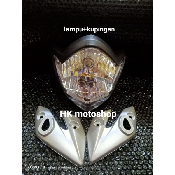 PAKET LAMPU DEPAN Vixion old plus kupingan sen lampu vixion 2010 2011 2012